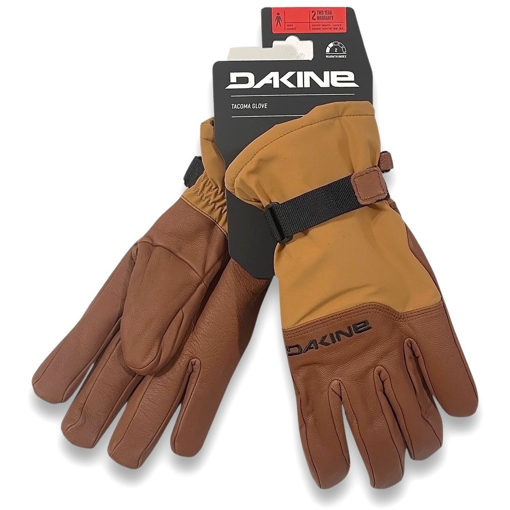 Dakine Tacoma Gloves - NWT Mens Large (Size 9) Red Earth / Caramel - #45265-TOP9
